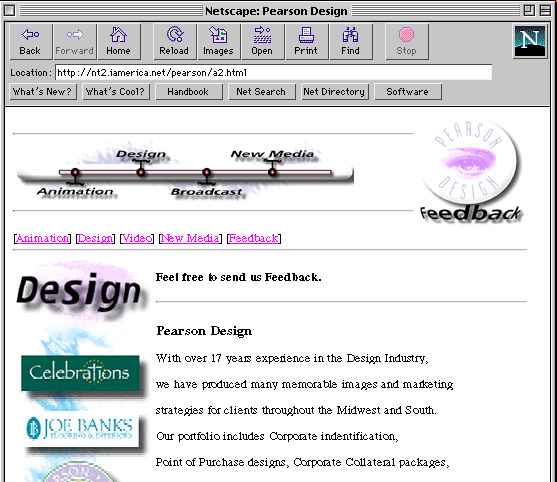 Pearson Design Website