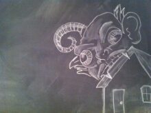 House Eating Monster on Chaulboard