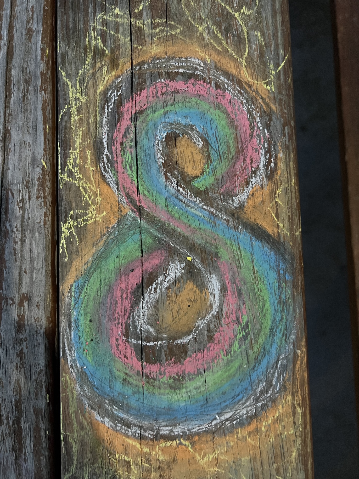 Infinite picnic table art