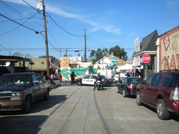 A Walk Down Our Block – Mardi Saints Superbowl & Mardi Gras Parades!