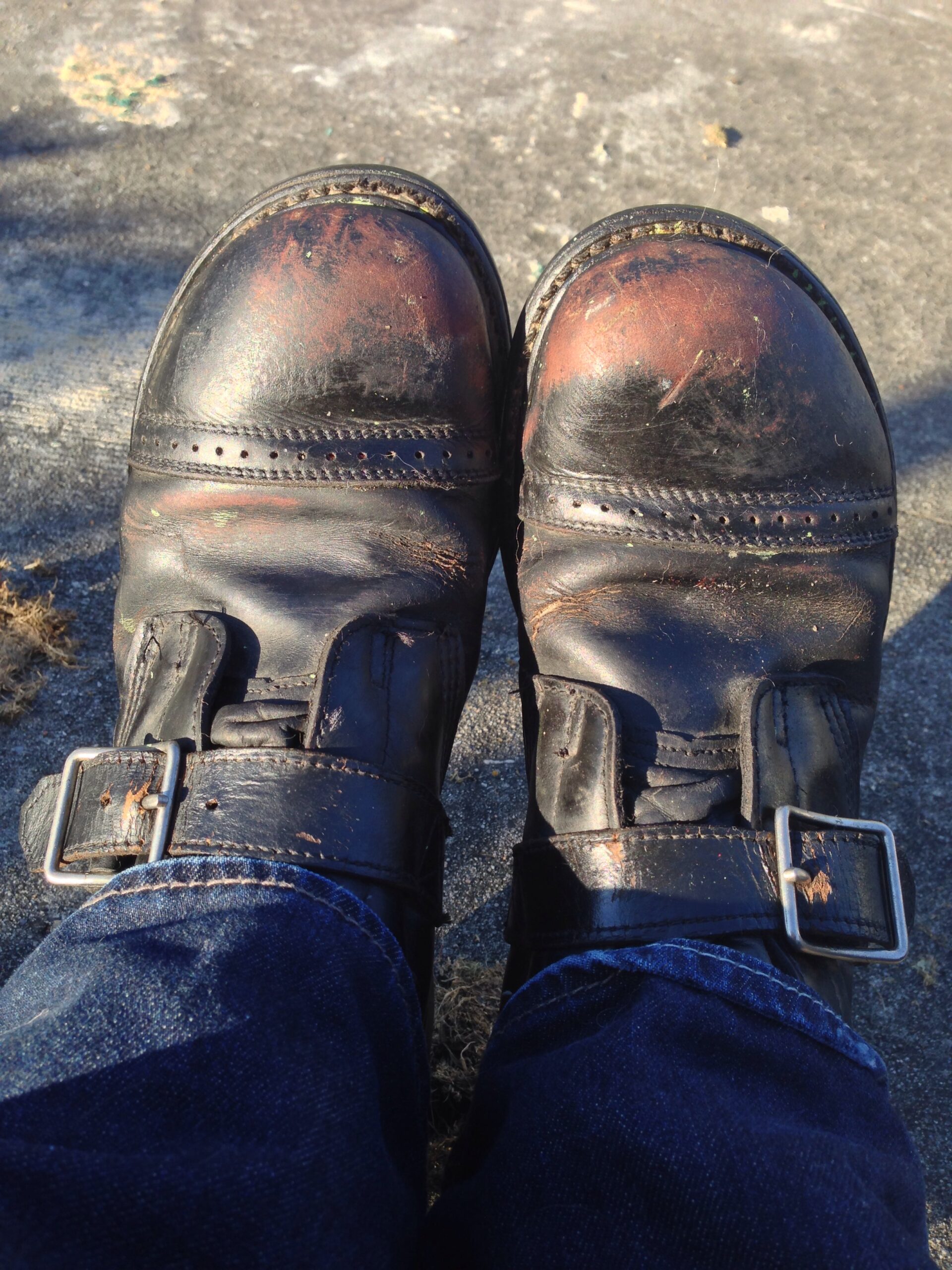 Boots, nice patina.